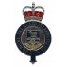 Royal Falkland Islands Police Enamelled Cap Badge - Queen's Crown