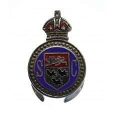 Canterbury City Police Special Constabulary Enamelled Lapel Badge - King's Crown
