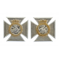 Pair of Duke of Edinburgh's Royal Regiment Anodised (Staybrite) Collar Badges