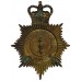 Wolverhampton Police Black Helmet Plate - Queen's Crown