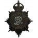 George V Metropolitan Police Night Helmet Plate