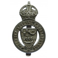 Wallasey Special Constabulary Cap Badge - King's Crown