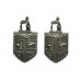 Pair of Stoke-on-Trent City Police Collar Badges