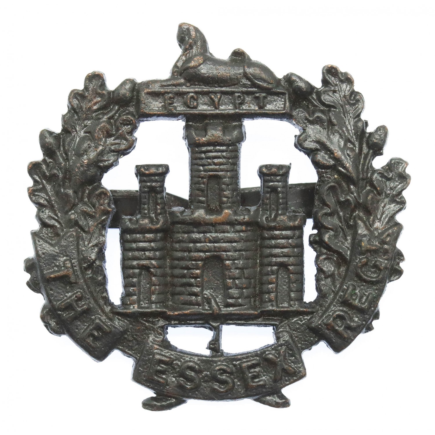 Essex Regiment Officer's Service Dress Cap Badge