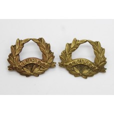 Pair of Pre 1881 57th (West Middlesex) Regiment of Foot Collar Badges (Miss-Matched)