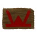 53rd (Welch) Division Cloth Formation Sign