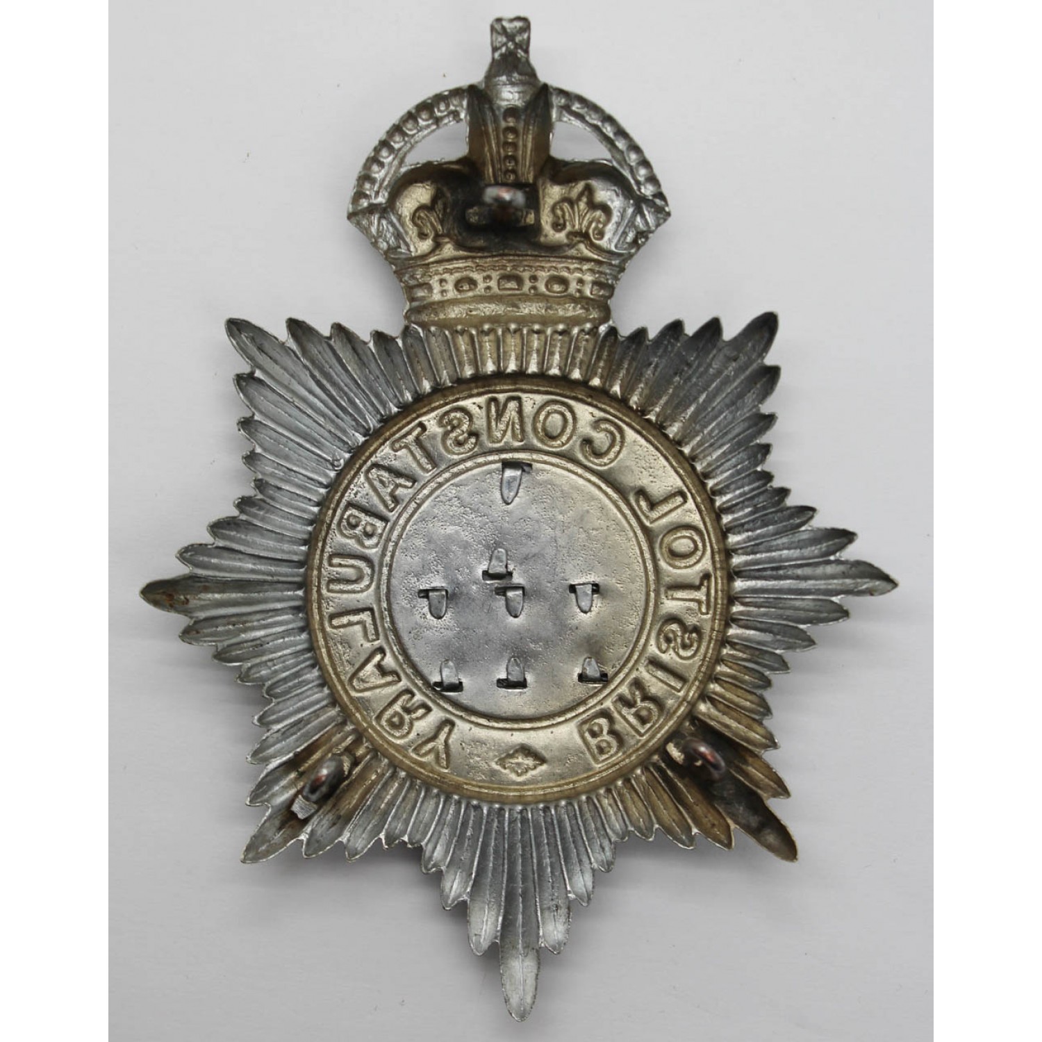 Bristol Constabulary Helmet Plate - King's Crown (A 197)