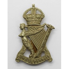 Royal Ulster Rifles Cap Badge - King's Crown