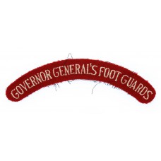  Canadian Governor General's Foot Guards (GOVERNOR GENERAL'S FOOT GUARDS) Cloth Shoulder Title