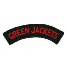 Royal Green Jackets (GREEN JACKETS) Cloth Shoulder Title