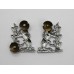 Pair of Warwickshire Constabulary Collar Badges