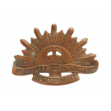 Australian Commonwealth Military Forces Collar Badge - King's Crown