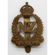 New Zealand Expeditionary Force (N.Z.E.F.) Cap Badge - King's Crown