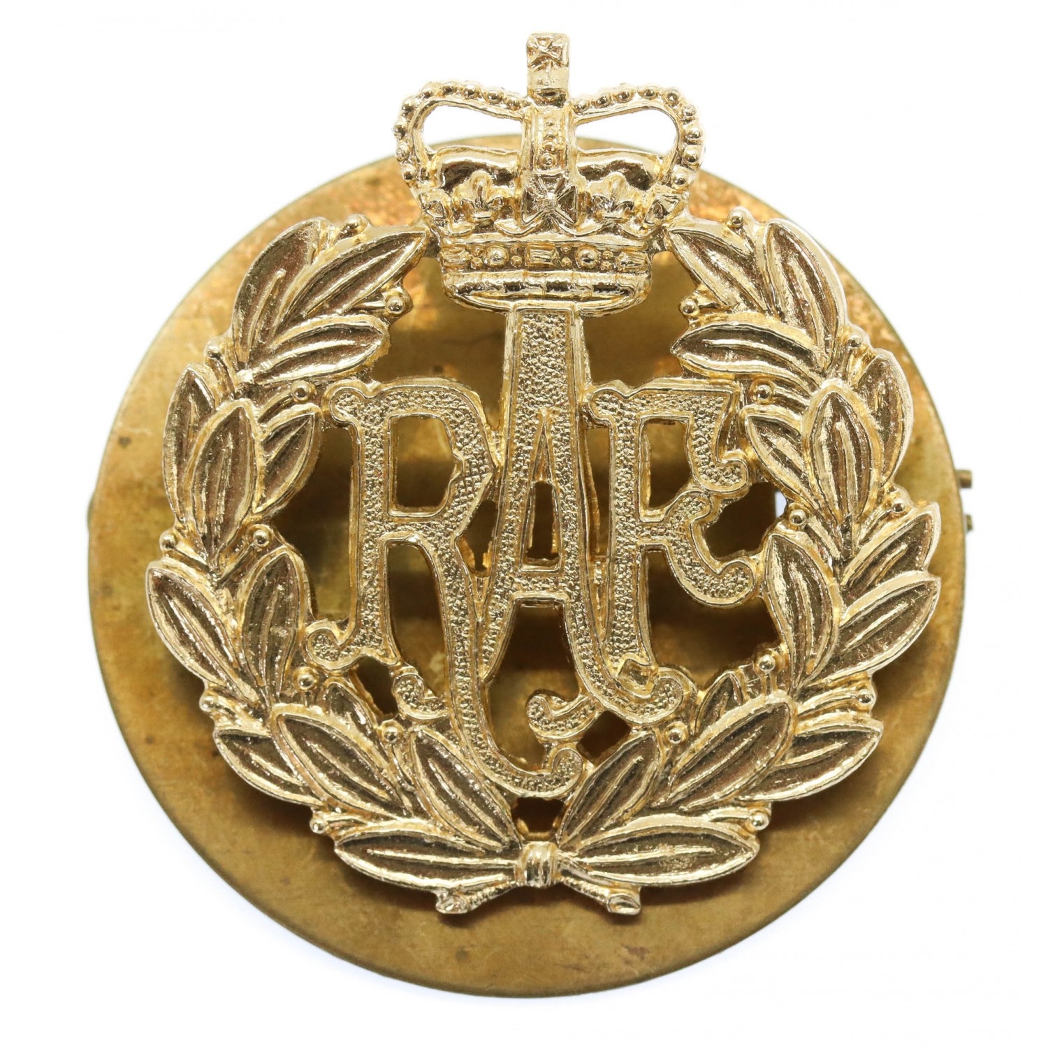 Royal Air Force R A F Anodised Staybrite Cap Badge