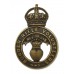 Edwardian Border Rifle Volunteers Glengarry Badge