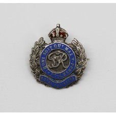 George VI Royal Engineers Enamelled Sweetheart Brooch
