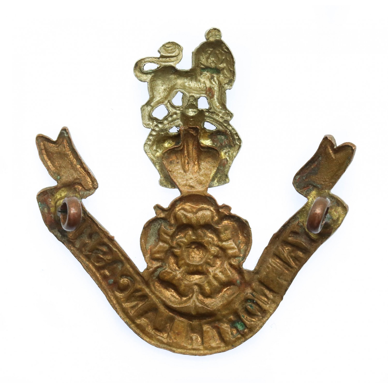 Edwardian Loyal North Lancashire Regiment Cap Badge