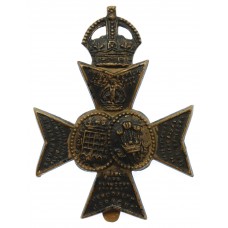 16th Battalion (Queen's Westminster & Civil Service Rifles) London Regiment Cap Badge - Queen's Crown