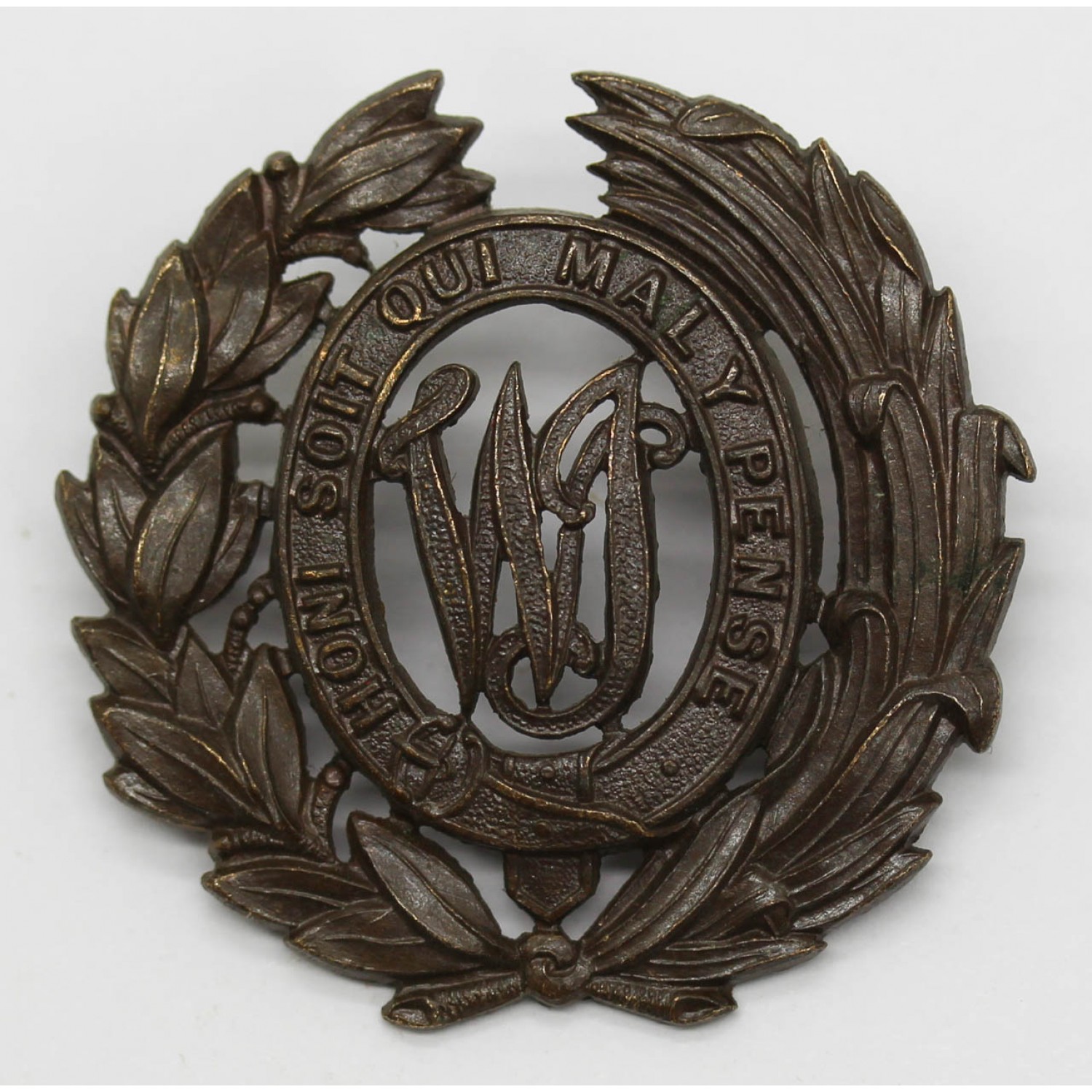 West Indian Regiment Officer's Bronze Cap Badge