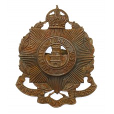 10th County of London Bn. (Hackney Rifles) London Regiment Officer' Service Dress Cap Badge