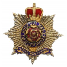 Royal Hampshire Regiment Officer's Cap Badge