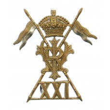 Victorian 21st (Empress of India's) Lancers Cap Badge 