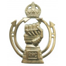 Royal Armoured Corps (R.A.C.) Cap Badge - King's Crown (2nd Pattern)