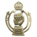 Royal Armoured Corps (R.A.C.) Cap Badge - King's Crown (2nd Pattern)