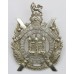 King's Own Scottish Borderers (K.O.S.B.) Officer's Silver Plated Glengarry Badge - King's Crown