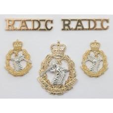 Royal Army Dental Corps (R.A.D.C.) Anodised (Staybrite) Badge Set