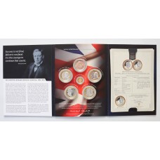 2015 Winston Churchill Inspiration to a Nation Coin Set with 24ct Gold Proof £10