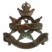 Notts & Derby Regiment (Sherwood Foresters) Officer's Service Dress Cap Badge - King's Crown