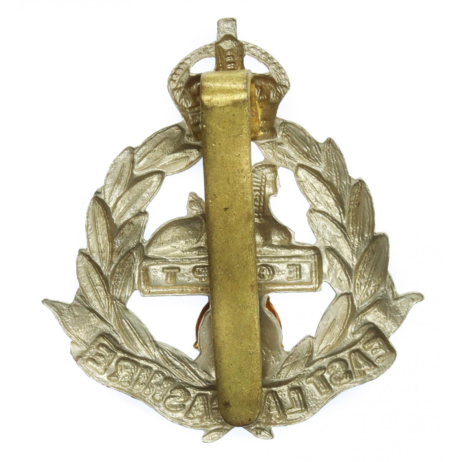 East Lancashire Regiment Cap Badge - King's Crown