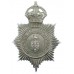 Burnley Borough Police Helmet Plate - King's Crown