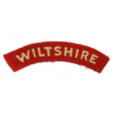 Wiltshire Regiment (WILTSHIRE) Cloth Shoulder Title