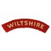 Wiltshire Regiment (WILTSHIRE) Cloth Shoulder Title