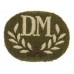 British Army Driver/Mechanic (D.M.) Cloth Proficiency Arm Badge