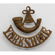 King's Own Yorkshire Light Infantry (BUGLE/YORKSHIRE) Shoulder Title