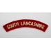 South Lancashire Regiment (SOUTH LANCASHIRE) Cloth Shoulder Title