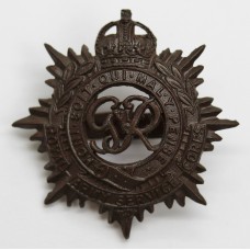 George VI Royal Army Service Corps (R.A.S.C.) Officer's Service Dress Cap Badge