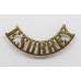 East Surrey Regiment (E.SURREY) Brass Shoulder Title