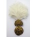 Royal Scots Fusiliers Cap Badge with Feather Hackle/Plume