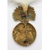 Royal Scots Fusiliers Cap Badge with Feather Hackle/Plume