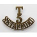 5th Territorial Bn. South Staffordshire Regiment (T/5/S.STAFFORD) Shoulder Title