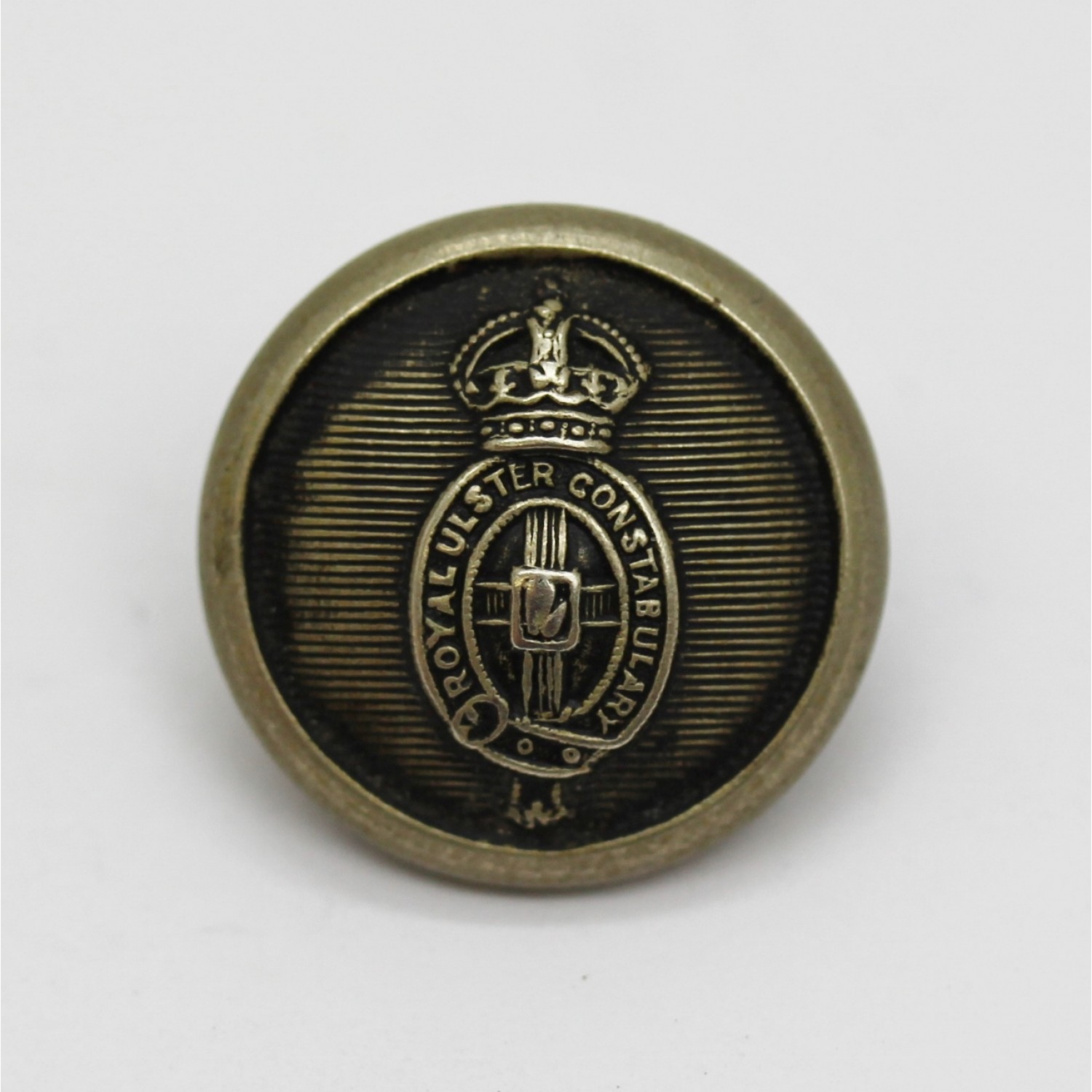 Royal Ulster Constabulary Button - King's Crown with Red Hand of Ulster ...