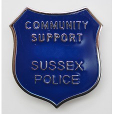 Sussex Police Community Support Enamelled Cap Badge