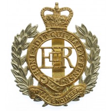 EIIR Royal Engineers Bi-Metal Cap Badge