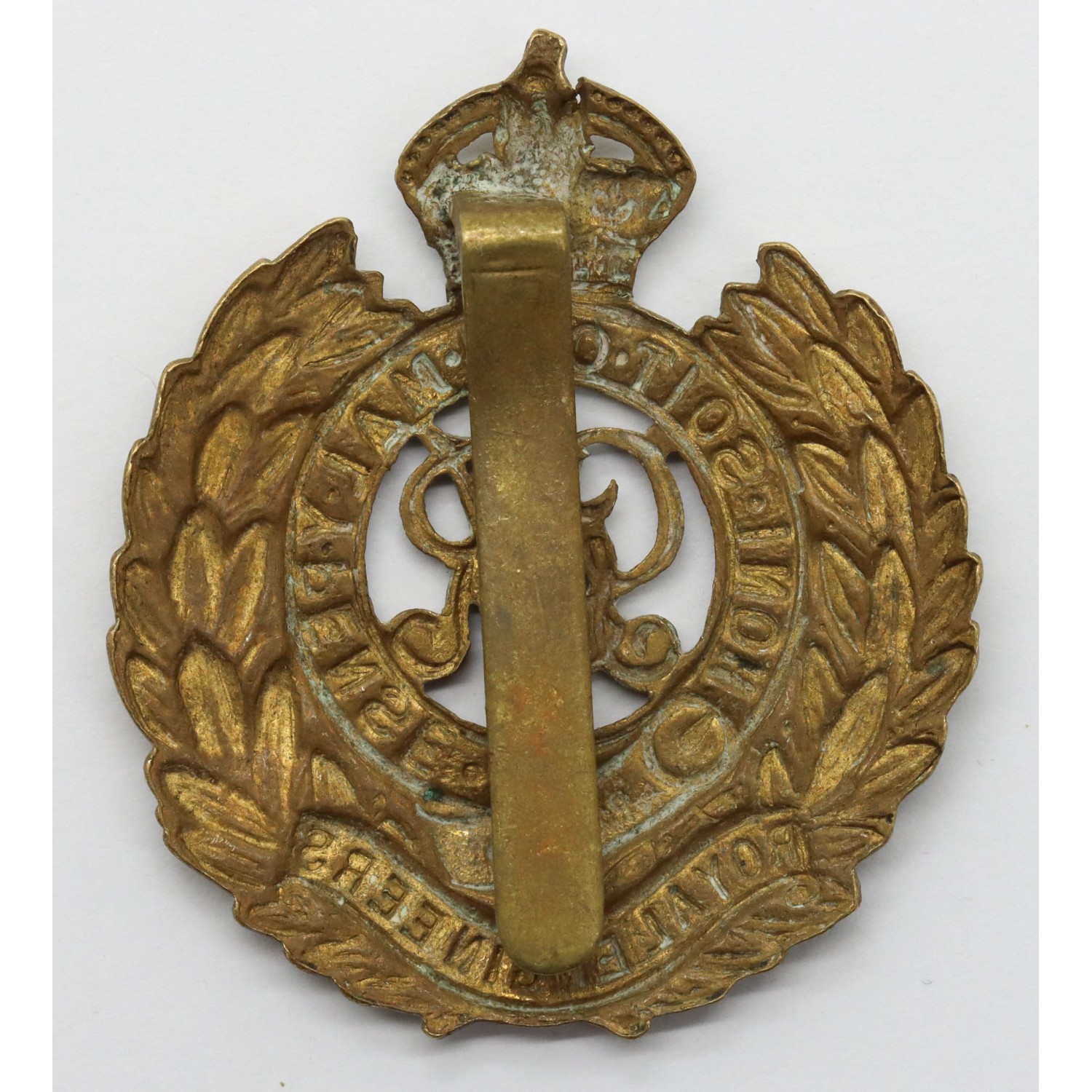 George V Royal Engineers Cap Badge