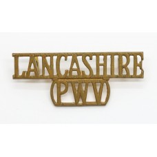 Prince of Wales's Volunteers Lancashire Regiment (LANCASHIRE/(P.W.V.)) Shoulder Title