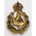 Queen's Own Worcestershire Hussars Cap Badge - King's Crown